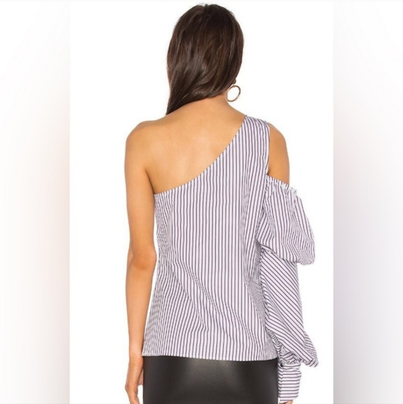 Petersyn Lara One Shoulder Top - Empire color - Size Small - NWT - Picture 3 of 9